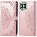 imoshion Etui de téléphone portefeuille Mandala Samsung Galaxy M53 - Rose Dorée