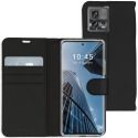 Accezz Étui de téléphone portefeuille Wallet Motorola Edge 30 Fusion - Noir