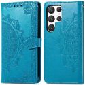 imoshion Etui de téléphone portefeuille Mandala Samsung Galaxy S23 Ultra - Turquoise