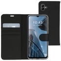 Accezz Étui de téléphone portefeuille Wallet Samsung Galaxy A04 - Noir