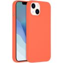 Accezz Coque Liquid Silicone avec MagSafe iPhone 14 - Nectarine