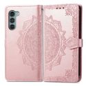 imoshion Etui de téléphone portefeuille Mandala Motorola Moto G200 - Rose Dorée