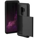 imoshion Coque arrière avec porte-cartes Samsung Galaxy S9 Plus - Noir