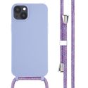 imoshion ﻿Coque en silicone avec cordon iPhone 14 Plus - Violet