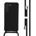 iMoshion ﻿Coque en silicone avec cordon Samsung Galaxy S22 - Noir