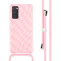 iMoshion Coque design en silicone avec cordon Samsung Galaxy S20 FE - Retro Pink