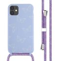 iMoshion Coque design en silicone avec cordon iPhone 11 - Butterfly