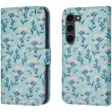 imoshion ﻿Étui de téléphone portefeuille Design Samsung Galaxy S23 - Blue Flowers