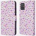 iMoshion ﻿Étui de téléphone portefeuille Design Samsung Galaxy A51 - Purple Flowers