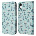 imoshion ﻿Étui de téléphone portefeuille Design iPhone Xr - Blue Flowers