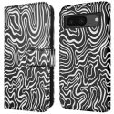 imoshion Étui de téléphone portefeuille Design Google Pixel 8a - Black And White