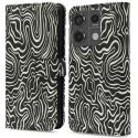 imoshion Étui de téléphone portefeuille Design Xiaomi Redmi Note 13 Pro (5G) / Poco X6 - Black And White