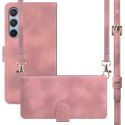 imoshion Etui de téléphone portefeuille avec cordon Samsung Galaxy A14 (5G/4G) - Rose