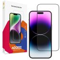 Accezz Protection d'écran en verre trempé Full Cover iPhone 15 Pro Max