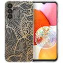 iMoshion Coque Design Samsung Galaxy A14 (5G/4G) - Golden Leaves