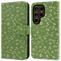 iMoshion Étui de téléphone portefeuille Design Samsung Galaxy S24 Ultra - Green Flowers