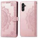 imoshion Etui de téléphone portefeuille Mandala Samsung Galaxy A25 (5G) - Rose Dorée