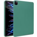 Accezz Coque Liquid Silicone avec porte-stylet iPad Pro 12.9 (2022) / Pro 12.9 (2021) / Pro 12.9 (2020) - Vert foncé