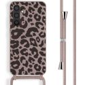 iMoshion Coque design en silicone avec cordon Samsung Galaxy S23 FE - Animal Pink