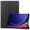 imoshion Coque tablette Trifold Samsung Galaxy Tab S9 Plus 12.4 pouces - Noir