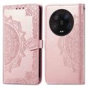 imoshion Etui de téléphone portefeuille Mandala Xiaomi 13 Ultra - Rose Dorée