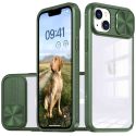 imoshion Coque arrière Camslider iPhone 14 - Vert foncé