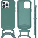 iMoshion Coque de couleur avec cordon amovible iPhone 14 Pro Max - Vert foncé