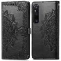 imoshion Etui de téléphone portefeuille Mandala Sony Xperia 1 V - Noir