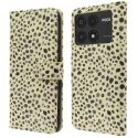 imoshion Étui de téléphone portefeuille Design Xiaomi Poco X6 Pro - Black And White Dots