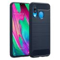 imoshion Coque Brushed Samsung Galaxy A40 - Bleu foncé