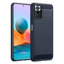 imoshion Coque Brushed Xiaomi Redmi Note 10 (5G) - Bleu foncé