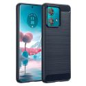 imoshion Coque Brushed Motorola Edge 40 Neo - Bleu foncé