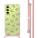 imoshion Coque Design avec cordon Samsung Galaxy A34 - Crab Watercolor