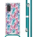 imoshion Coque Design avec cordon Samsung Galaxy S20 - Jellyfish Watercolor