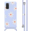 imoshion Coque design en silicone avec cordon Samsung Galaxy S20 - Lila Flower Distance