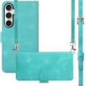 imoshion Etui de téléphone portefeuille avec cordon Samsung Galaxy S23 FE - Turquoise