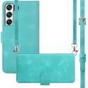 imoshion Etui de téléphone portefeuille avec cordon Samsung Galaxy S22 - Turquoise