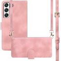 imoshion Etui de téléphone portefeuille avec cordon Samsung Galaxy S22 - Rose