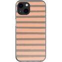 imoshion Coque Design iPhone 13 - Striped Peach Reverse