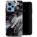 Selencia Coque arrière Vivid Xiaomi Redmi Note 12 Pro - Chic Marble Black