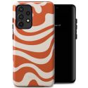 Selencia Coque arrière Vivid Samsung Galaxy A52(s) (5G/4G) - Dream Swirl Orange