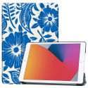 imoshion Coque tablette Design iPad 7 (2019) / iPad 8 (2020) / iPad 9 (2021) 10.2 inch - Flower Tile