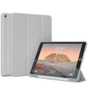 Accezz Étui de téléphone portefeuille Smart Silicone iPad 6 (2018) 9.7 pouces / iPad 5 (2017) 9.7 pouces - Gris