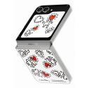 Samsung Coque FlipSuit originale Galaxy Z Flip 6 - Keith Haring - Blanc