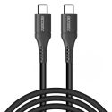 Accezz Câble USB-C vers USB-C Samsung Galaxy A32 (5G) - 2 mètres - Noir