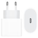 Apple Adaptateur secteur USB-C original iPhone 15 Pro Max - Chargeur - Connexion USB-C - 20W - Blanc