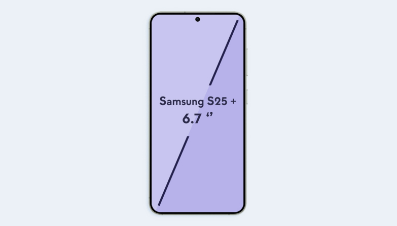 Illustration du S25 Plus avec format