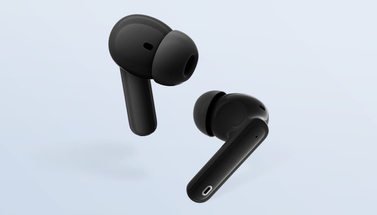 Noir imoshion Aura Pro Wireless In-ear Earbuds.